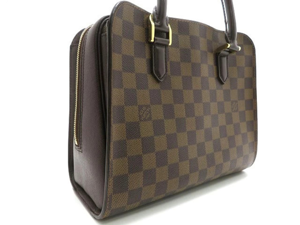 Louis Vuitton Triana Damier Handbag Brown